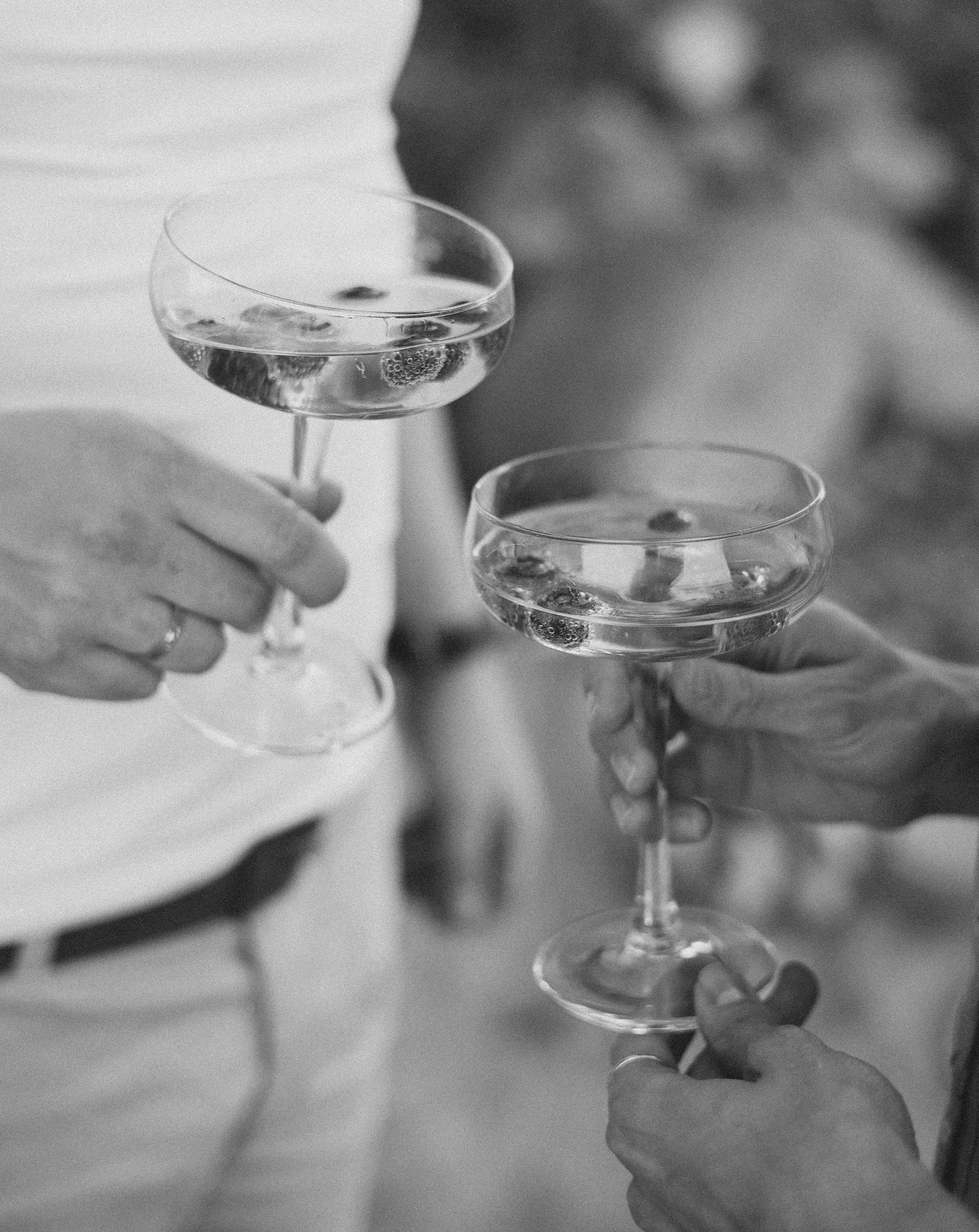 Two glasses of champagne